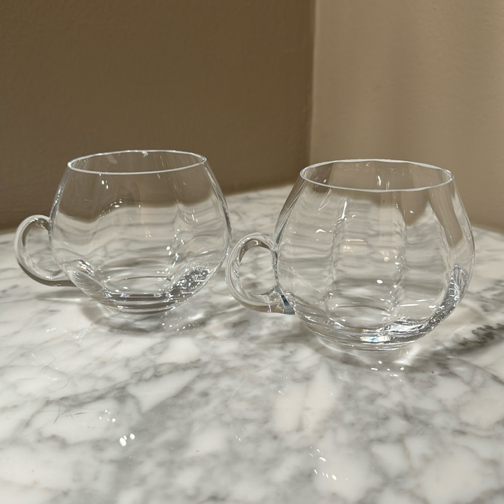 Crate and Barrel Optic Punch Cups